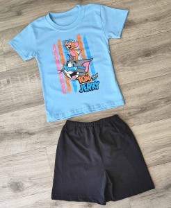 Костюм «Cat and mouse» голубой, мальчик 5-7-9-10 лет