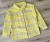 Сорочка« Клітина» жовтий, хлопчик 6-7-8-9 років, фото
