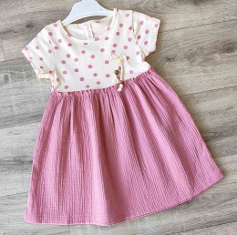 Платье My Bella "Точки" коричневый(терракотовый), 2-3-4-5 лет