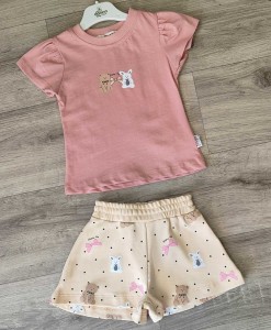 Костюм Donino «Happy day» коричневий(теракотовий), дівчинка 6-9-12-18 місяців