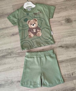 Костюм Donino «Snow bear» зеленый, мальчик 6-9-12-18 месяцев