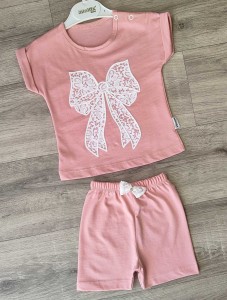 Костюм Minitix "Бантик" коричневый(терракотовый), девочка 9-12-18-24 месяцев