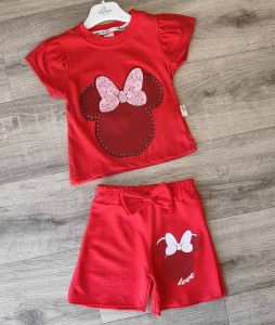 Костюм Donino «Mouse» красный, девочка 6-9-12-18 месяцев