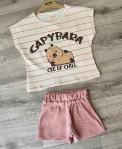 Костюм Osso «Capybara» коричневый, девочка 2-3-4-5 лет