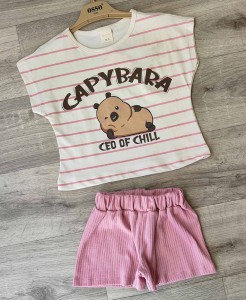 Костюм Osso «Capybara» коричневый(терракотовый), девочка 2-3-4-5 лет
