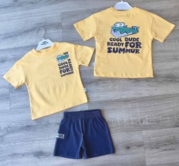 Костюм Nazar Baby "Crocodile" желтый, мальчик 9-12-18-24 месяцев