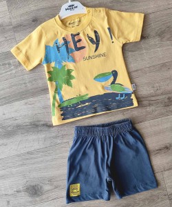 Костюм Nazar Baby "Hey!" жовтий, хлопчик 9-12-18-24 місяців