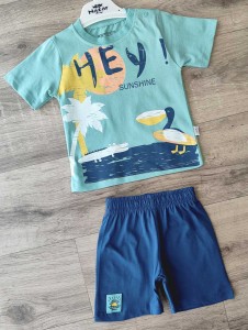 Костюм Nazar Baby "Hey!" зелений, хлопчик 9-12-18-24 місяців