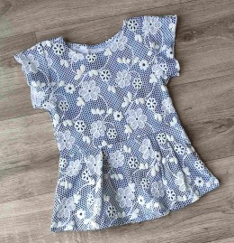 Платье «Ромашки» синий, 3-5-7-9 лет