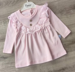 Платье Findik "Ромашки" розовый 3-6-9 месяцев