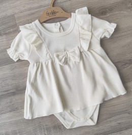 Боди-платье Findik "Бантик" молочный, девочка 3-6-9-12-18 месяцев