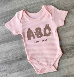 Боді Findik «ABC» персиковий, дівчинка 3-6-9-12-18 місяців