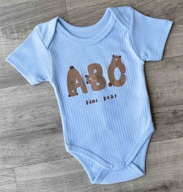 Боді Findik «ABC» блакитний, хлопчик 3-6-9-12-18 місяців