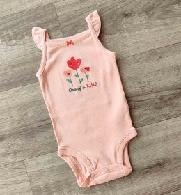 Боді "One ota kind" персиковий, дівчинка 3 місяців