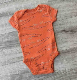 Боді "Крокодил" коричневий(цегляний), хлопчик 3-6 місяців