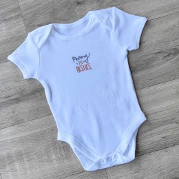 Боді "Mummy" молочний, унісекс 3-6-12 місяців