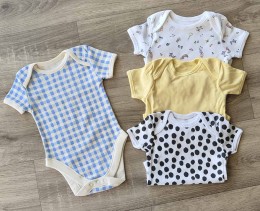 Боді "Мікс малюнків" мікс кольорів, дівчинка 6 місяців