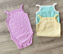 Боді "Мікс малюнків" мікс кольорів, дівчинка 6 місяців