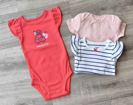 Боді "Смужки" мікс кольорів, дівчинка 6 місяців