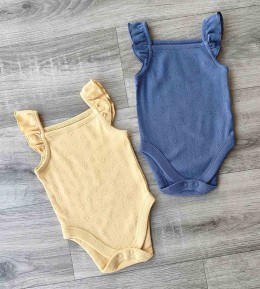 Боді "Однотонний" мікс кольорів, дівчинка 3 місяців