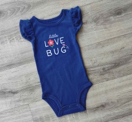 Боді "Love Bug" синій(темний), дівчинка 9 місяців