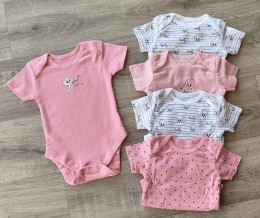 Боді "Мікс малюнків" мікс кольорів, дівчинка 6 місяців