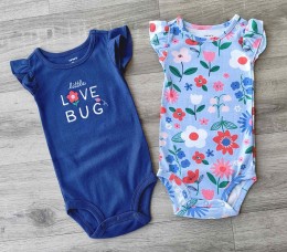 Боді "Мікс малюнків" мікс кольорів, дівчинка 12 місяців