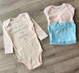 Боди "Микс рисунков" микс цветов, девочка 6 месяцев