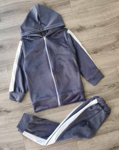 Костюм "Полоски" серый(графитовый), мальчик 3-5-7-9 лет