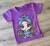 Футболка "Девочка" фиолетовый, девочка  1,5-3-5-7-9  лет, фото