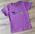 Футболка "Літери"  фіолетовий, дівчинка 10-11-12-13 років, фото