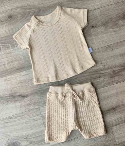 Костюм «Однотонный» бежевый, унисекс 3-6-9-12 месяцев