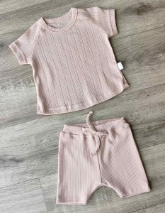 Костюм «Однотонный» коричневый(терракотовый), девочка 3-6-9-12 месяцев