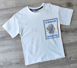 Футболка CMK «Cedar north» молочный, мальчик 3-5-7-9-11 лет