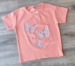 Футболка CMK «Accostail» кораловый, девочка 3-5-7-9-11 лет