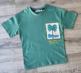 Футболка CMK «Пальма» зеленый, мальчик 3-5-7-9-11 лет