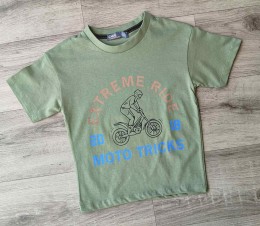 Футболка CMK «Moto tricks» зеленый, мальчик 3-5-7-9-11 лет