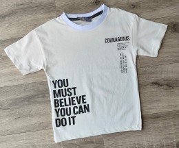 Футболка CMK «Courageous» молочный, мальчик 3-5-7-9-11 лет