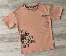 Футболка CMK «Courageous» коричневый, мальчик 3-5-7-9-11 лет