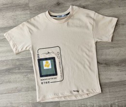 Футболка CMK «After» бежевый, мальчик 3-5-7-9-11 лет