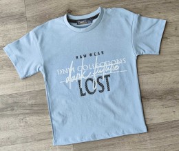 Футболка CMK «Lost» голубой, мальчик 3-5-7-9-11 лет