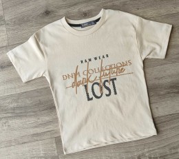 Футболка CMK «Lost» бежевый(светлый), мальчик 3-5-7-9-11 лет