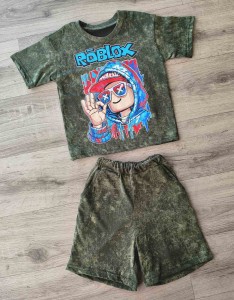 Костюм «Роблокс» зеленый, мальчик 3-4-5-6 лет