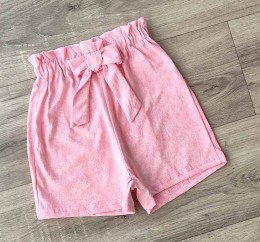 Шорты "Однотонный" розовый, девочка 3-4-5-6 лет