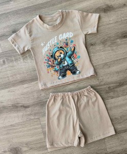 Костюм «Hustle gard» бежевый, мальчик 9-18мес-3-5 лет