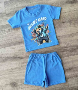 Костюм «Hustle gard» синий, мальчик 9-18мес-3-5 лет
