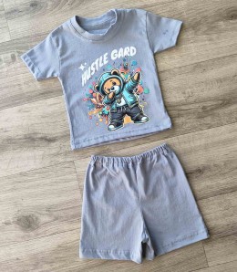 Костюм «Hustle gard» серый, мальчик 9-18мес-3-5 лет