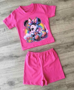 Костюм «Mouse» малиновый, девочка 9-18мес-3-5 лет