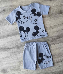 Костюм «Mouse» серый, мальчик 6-9-18-36 месяцев