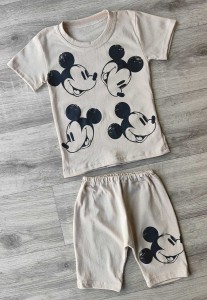 Костюм «Mouse» бежевый, мальчик 6-9-18-36 месяцев